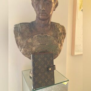 Louis Vuitton Monogram Medium Ring Agenda Book with LV x Stephen Sprouse paper